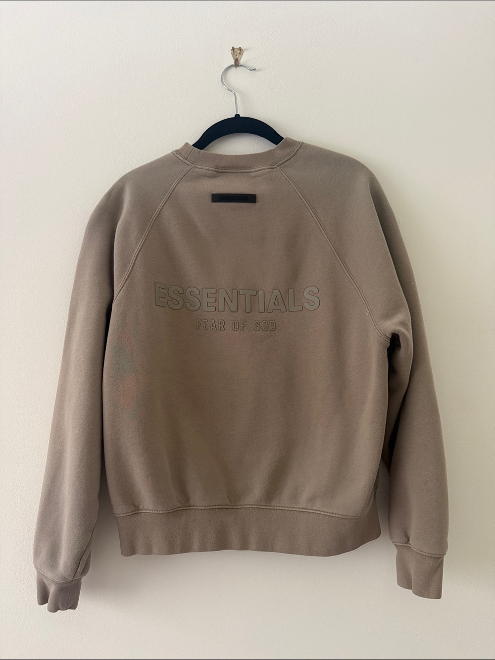 Fear of God ESSENTIALS Taupe Crewneck Sweatshirt